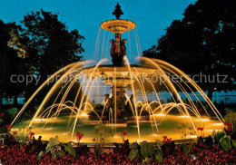 12844427 Geneve GE Fontaine Du Jardin Anglais De Nuit Englischer Garten Springbr - Other & Unclassified