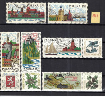 CHCT84 - Architecture, Cities, Buildings, 1969, Used, Poland - Used Stamps
