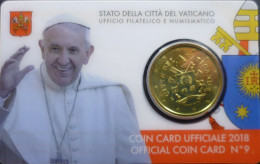 Vaticano - 50 Centesimi 2018 - Coincard N. 9 - UC# 6 - Vaticaanstad