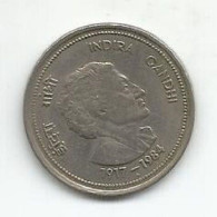 INDIA 50 PAISE N/D (1985) - DEATH OF INDIRA GANDHI - Inde