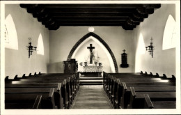 CPA Oberammergau In Oberbayern, Inneres Der Evang. Kirche - Otros & Sin Clasificación