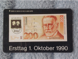 GERMANY-1210 - K 0589B - Die Besondere Note 5 – Neuer 200-DM-Schein - BANKNOTE - STAMP - 4.000ex. - K-Reeksen : Reeks Klanten