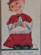 Altar Boy Enfant De Choeur Monaguillo - Kindertekeningen