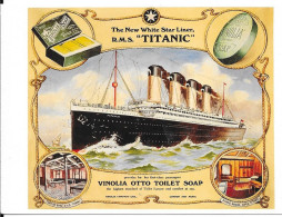 The New White Star Liner  R.M.S. " TITANIC " - Dampfer