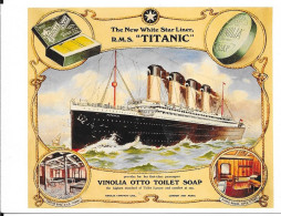 The New White Star Liner  R.M.S. " TITANIC " - Paquebots