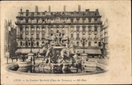 CPA Lyon Rhône, La Fontaine Bartholdi, Place Des Terreaux - Autres & Non Classés