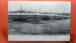 CPA (75) Inondations De Paris.1910. Pont De La Concorde. (7A.818) - Paris Flood, 1910