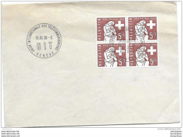 125 - 36 - Enveloppe Avec Oblit Spéciale "UIT Genève 1958" - Marcophilie