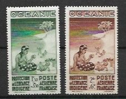 OCEANIE 1942 Protection De L'Enfance Indigène & Quinzaine Impériale (PEIQI) MNH - 1942 Protection De L'Enfance Indigène & Quinzaine Impériale (PEIQI)