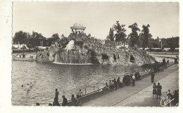 31/ CPSM - Toulouse - La Piscine Du PArc Municipal. La Cascade Et Le Rocher - Toulouse