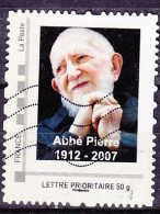 MonTimbraMoi Personnalisé Oblitéré "ABBE PIERRE 1912-2007", Lettre 50gr - Other & Unclassified