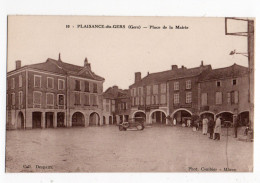 PLAISANCE * GERS * PLACE DE LA MAIRIE * PHARMACIE * COIFFEUR * PUB / DUBONNET * Carte N° 10 * Phot. Combier * Despaux - Autres & Non Classés