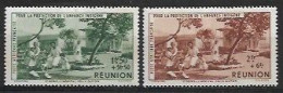 REUNION 1942 Protection De L'Enfance Indigène & Quinzaine Impériale (PEIQI) MNH - 1942 Protection De L'Enfance Indigène & Quinzaine Impériale (PEIQI)