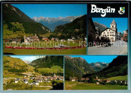 12803497 Berguen Bravuogn GR Panorama Albulatal Eisenbahn Pferdekutsche Alpen Be - Autres & Non Classés