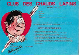 HUMOUR - CLUB DES CHAUDS LAPINS - Humor