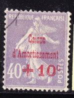 FRANCE Timbre Oblitéré N° 249, Au Profit De La Caisse D'Amortissement - Usati