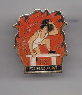 Pin's Sapeurs Pompiers Siscam Réf 6315 - Brandweerman