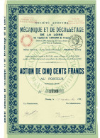 S.A. De MÉCANIQUE Et De DÉCOLLETAGE De La LOIRE - Industrie