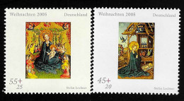 2005 Christmas  Michel DE 2492 - 2493 Stamp Number DE B959 - B960 Yvert Et Tellier DE 2317 - 2318 Xx MNH - Unused Stamps