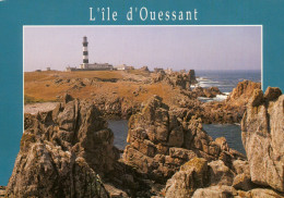 CPM-29- L'ile D'OUESSANT  La Côte Ouest Et Le Phare Du Créac'h ** TBE**2 Scans - Ouessant