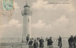 Cancale * Le Phare Et Types Locaux * Lighthouse Enfants * Villageois - Cancale