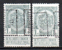1490 Voorafstempeling Op Nr 81 - TURNHOUT 10 - Positie A & B - Rollenmarken 1910-19