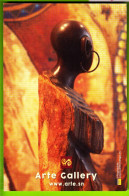 Advertising Card Board- Galerie Arte- Art Africain Contemporain , Dakar- Senegal. Postcard's Sizes. - Advertising