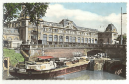 31/ CPSM - Toulouse - Le Canal Du Midi Et La Gare Matabiau - Toulouse