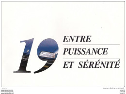 Dépliant  Renault 19 - Advertising
