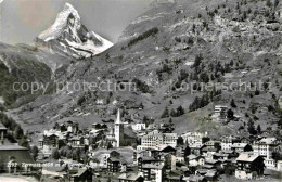 12786937 Zermatt VS Et Le Cervin Ortsansicht Mit Matterhorn Walliser Alpen Zerma - Other & Unclassified