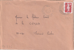 CAD  / N°  2874    20  VENTISERI  -  BASE -  126  - SOL -  AIR - Manual Postmarks