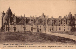 56 , Cpa Chateau De JOSSELIN , 704 , à Mgr Le Duc De Rohan , Façade Intérieure  (15013.V.24) - Altri & Non Classificati