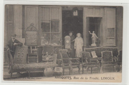 Limoux " Antiquités Rue De La Trinité " Rare - Limoux