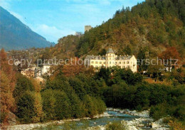 12780147 Promontogno Hotel Bregaglia Am Fluss Herbststimmung Promontogno - Sonstige & Ohne Zuordnung