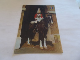 LONDON ( ANGLETERRE ENGLAND ) A SENTRY OF THE LIFE GUARDS  SENTINELLE DU CORPS DE GARDE A CHEVAL - Other & Unclassified