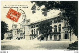 CHAMP DE COURSES LONGCHAMP PERSPECTIVE DU PESAGE LES TRIBUNES  1911 - Ippica