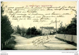 88 VINCEY AVENUE DE LA GARE EDIT MOUGIN VOYAGEE 1915 - Vincey