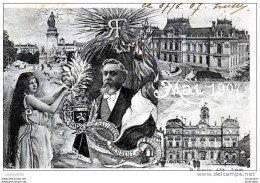 FALLIERES PRESIDENT DE LA REPUBLIQUE MAI 1907 EDIT SIMIEN  VOYAGEE 1907 - People