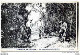 54 LA GUERRE EN LORRAINE UNE ALLEE DU BOIS DE ROMIERE EDIT BRIQUET - Autres & Non Classés