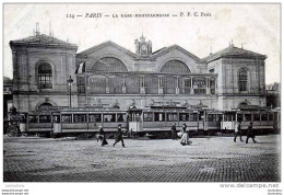 75 PARIS LA GARE MONTPARNASSE EDIT P.P.C. N°114 - Estaciones Sin Trenes