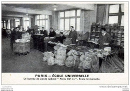 75 PARIS XVI ECOLE UNIVERSELLE LE BUREAU DE POSTE SPECIAL - District 08