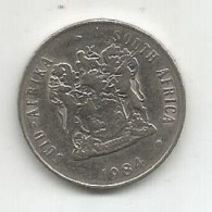 SOUTH AFRICA 20 CENTS 1984 - Zuid-Afrika