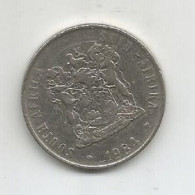 SOUTH AFRICA 50 CENTS 1984 - Afrique Du Sud