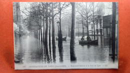 CPA (75) Inondations De Paris.1910. Boulevard Diderot Et La Gare De Lyon.  (7A.826) - Überschwemmung 1910