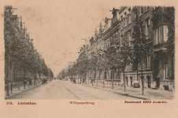 Amsterdam Willemsparkweg Levendig Verkeer Tram   4823 - Amsterdam