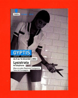 Advertising Card Bord- Marseille, Gyptis. Lysistrata Aristophane. Post Card's Size. - Programme