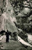 12766479 Meiringen BE Aareschlucht Alphornblaeser Meiringen - Other & Unclassified