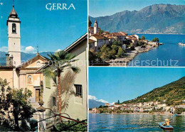 12758387 Gerra Gambarogno Kirche Panoramen Gerra Gambarogno - Autres & Non Classés