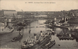 29 , Cpa  BREST , 58 , Le Grand Pont Et Le Port De Guerre (15019.V.24) - Brest