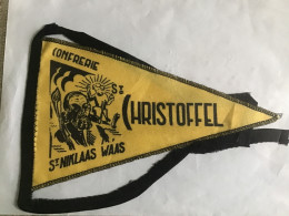 Sint Niklaas Waas Vaan Sint Christoffel Confrerie - Escudos En Tela